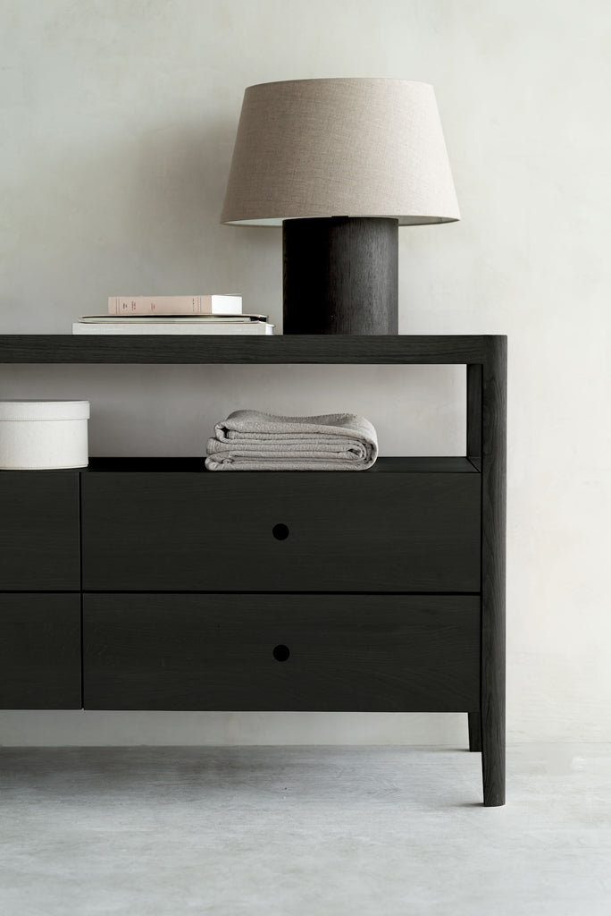Mendocino Dresser - Black Oak