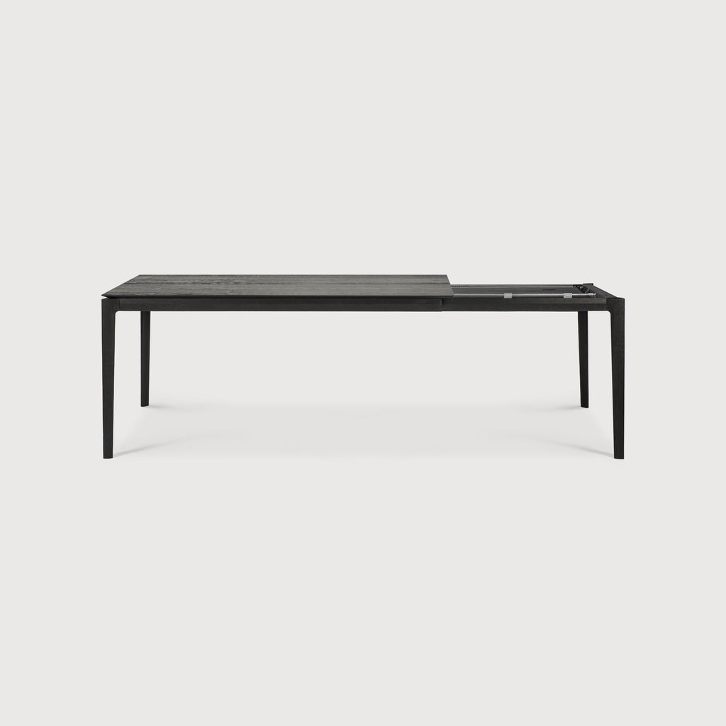 Bok Extendable Dining Table - Black Oak