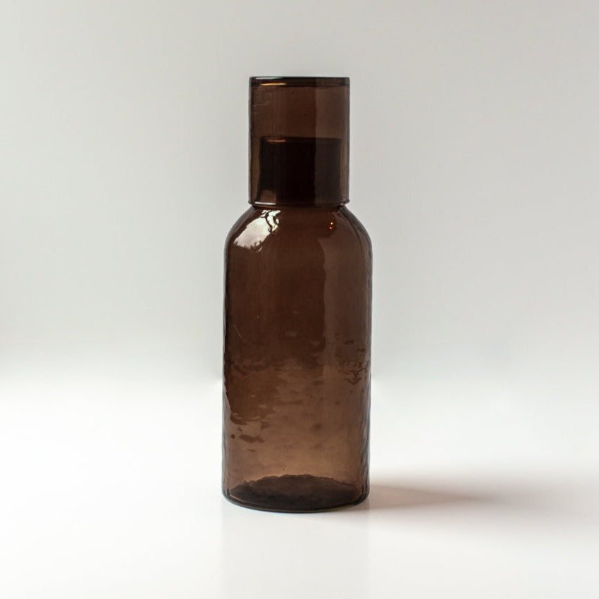 Handblown Carafe Set - Smoke