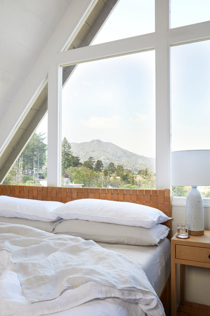 White Linen Duvet Set