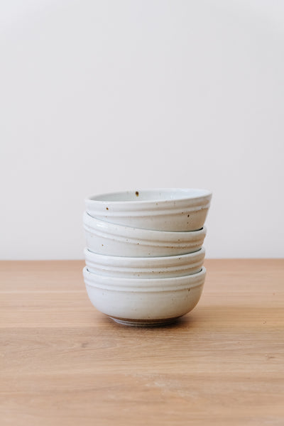 Hand Thrown Ceramic Salt Bowl – Saffron + Poe