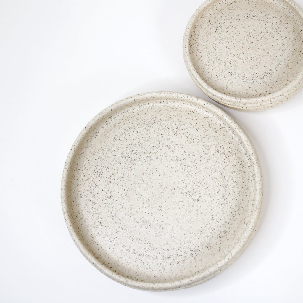 Hunny Ceramic Dinner Plates - Almond Spice (Set of two pieces)