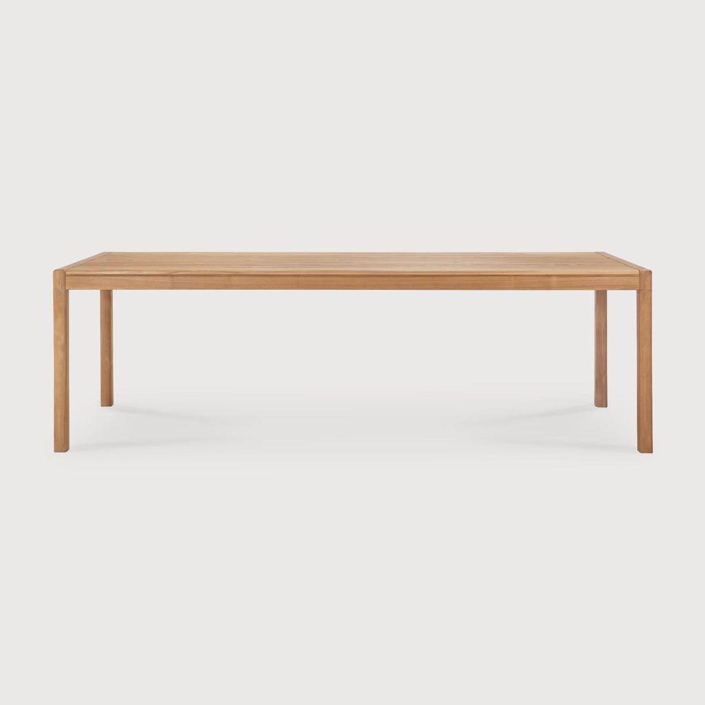 Jack Outdoor Dining Table solid teak organic outdoor dining furniture al fresco dining table