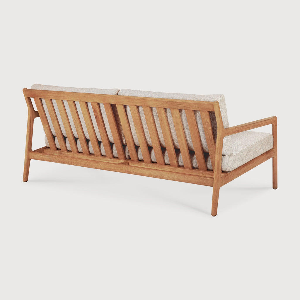Jack Outdoor Sofa solid teak 2-seat outdoor furniture with curved design