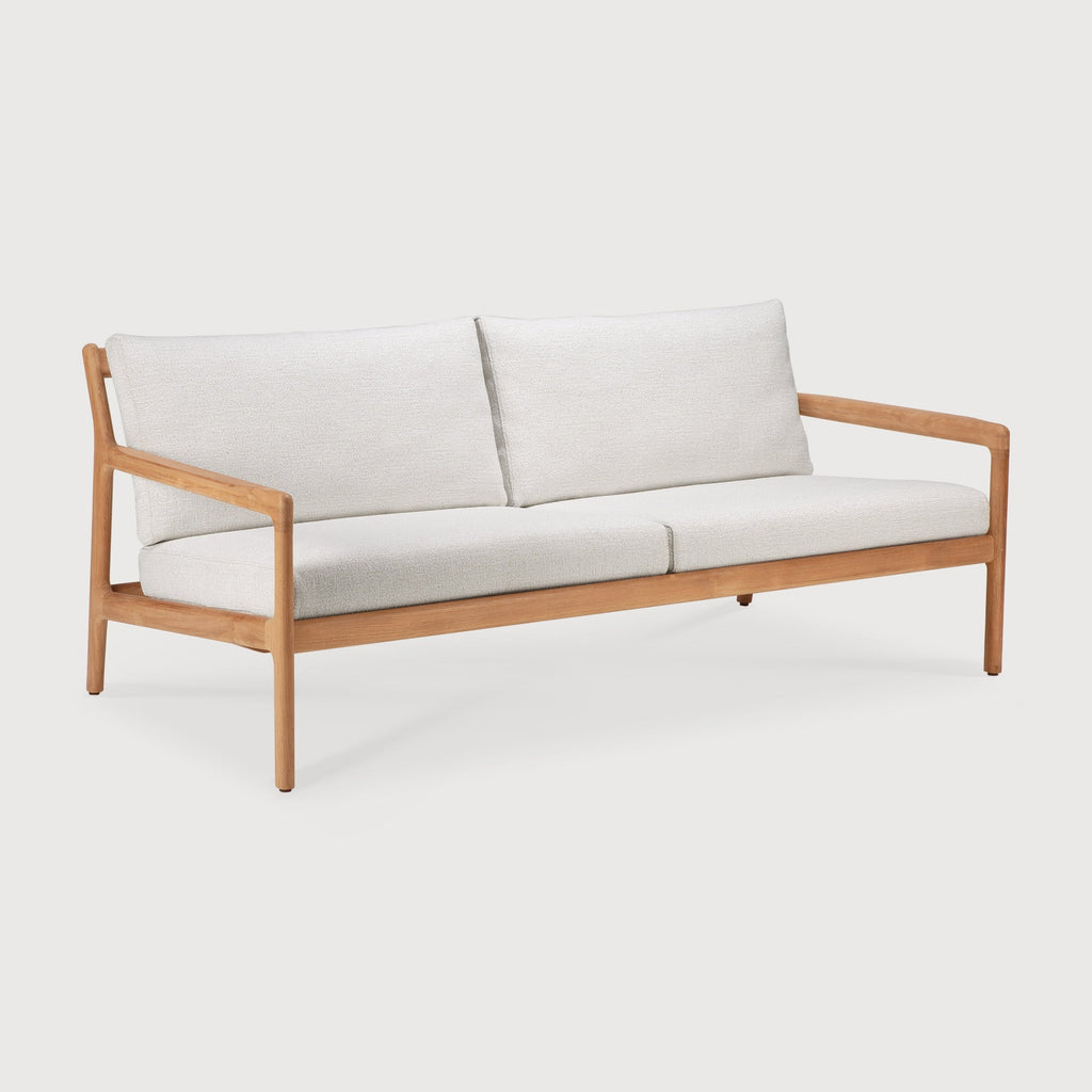 Jack Outdoor Sofa 2 seat solid teak outdoor furniture with curved design