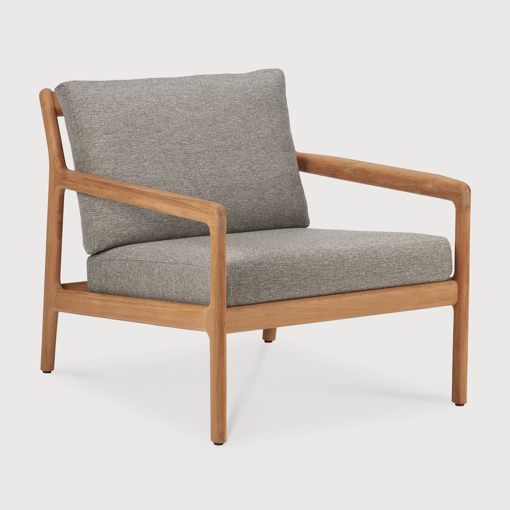 Jack Outdoor Lounge Chair solid teak curved design outdoor furniture