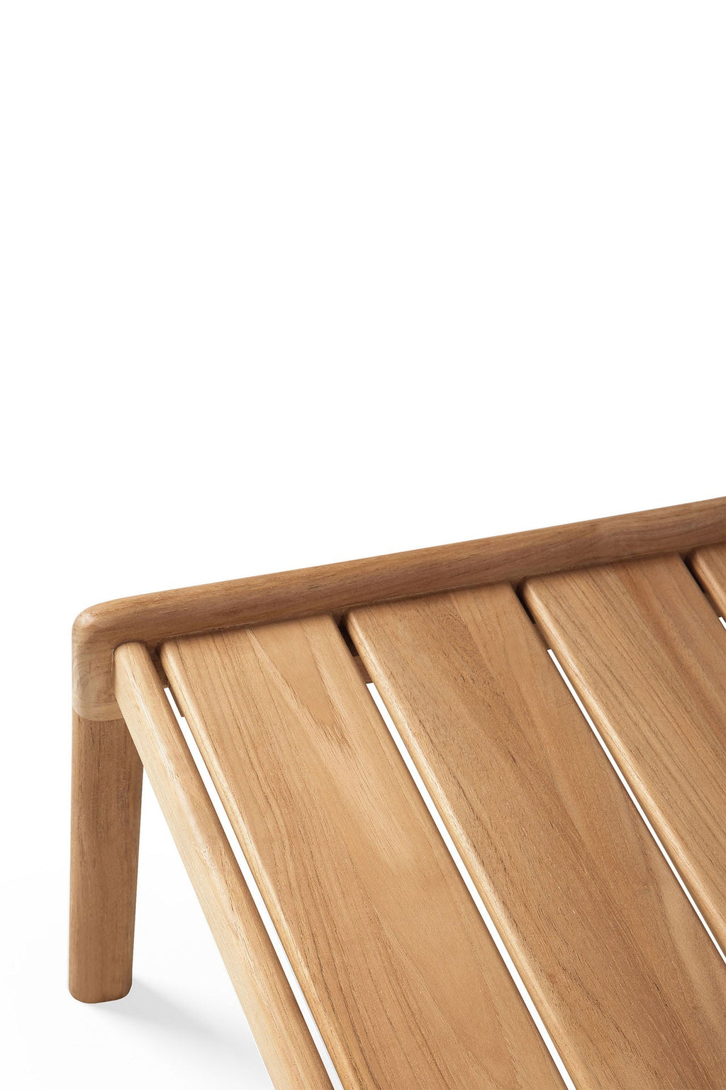 Jack Outdoor Side Table solid teak organic curves for outdoor relaxation