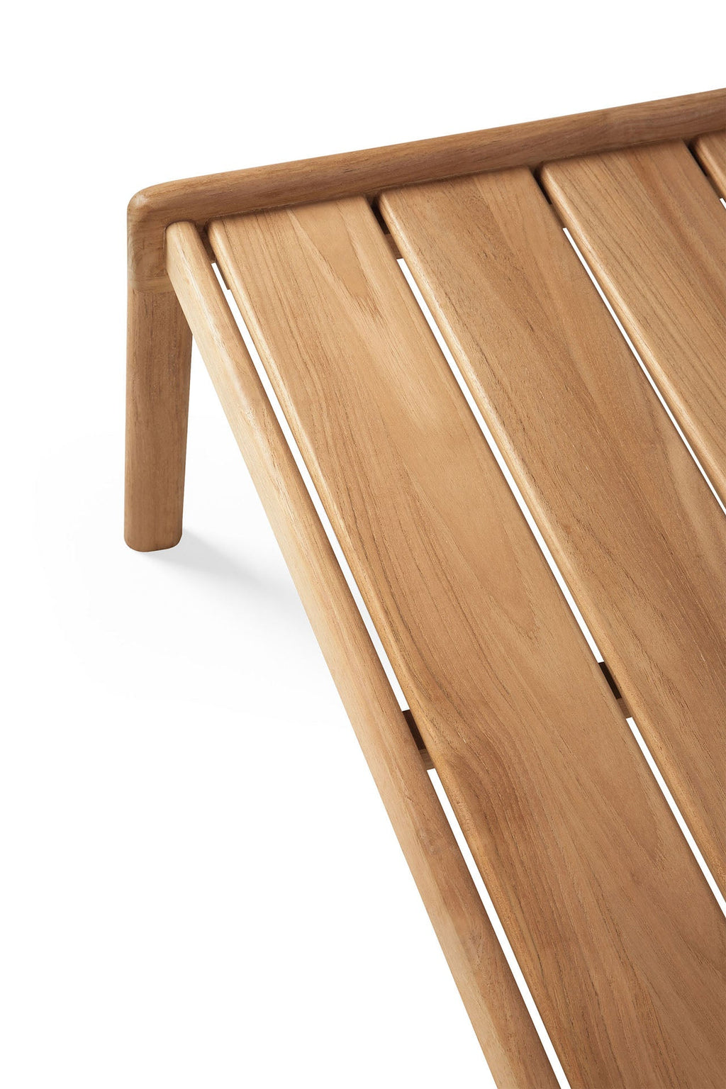 Jack Outdoor Coffee Table solid teak with curved design for outdoor use