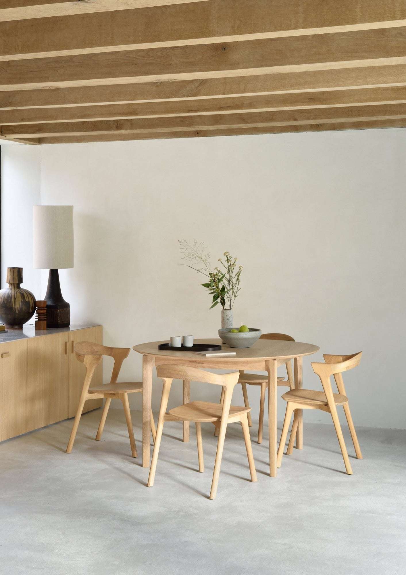 Bok Dining Chair - White Oak - Saffron + Poe