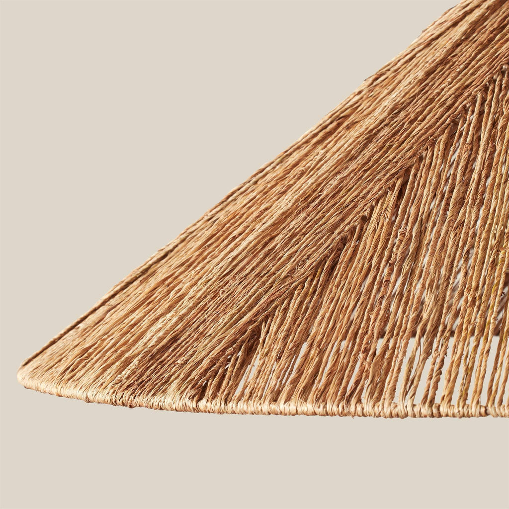Close-up of the Alhambra floor Lamp shade on a beige background