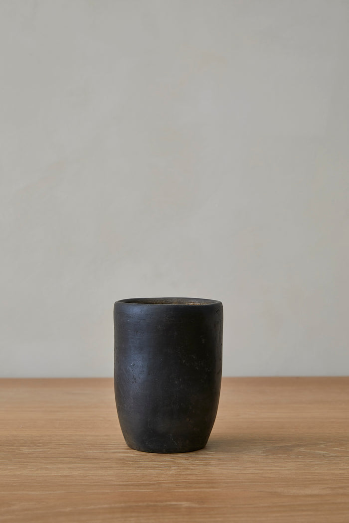 Oaxacan Handmade Ceramic Tumbler - Black