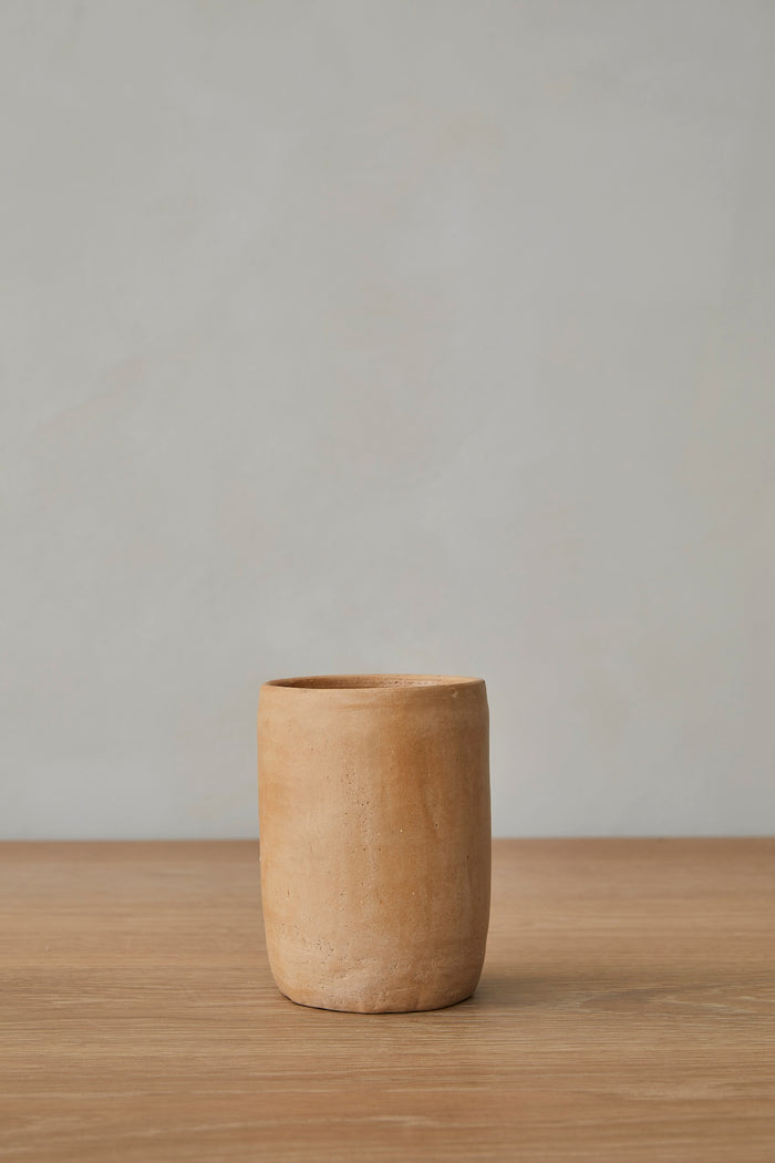 Oaxacan Handmade Ceramic Tumbler - Natural