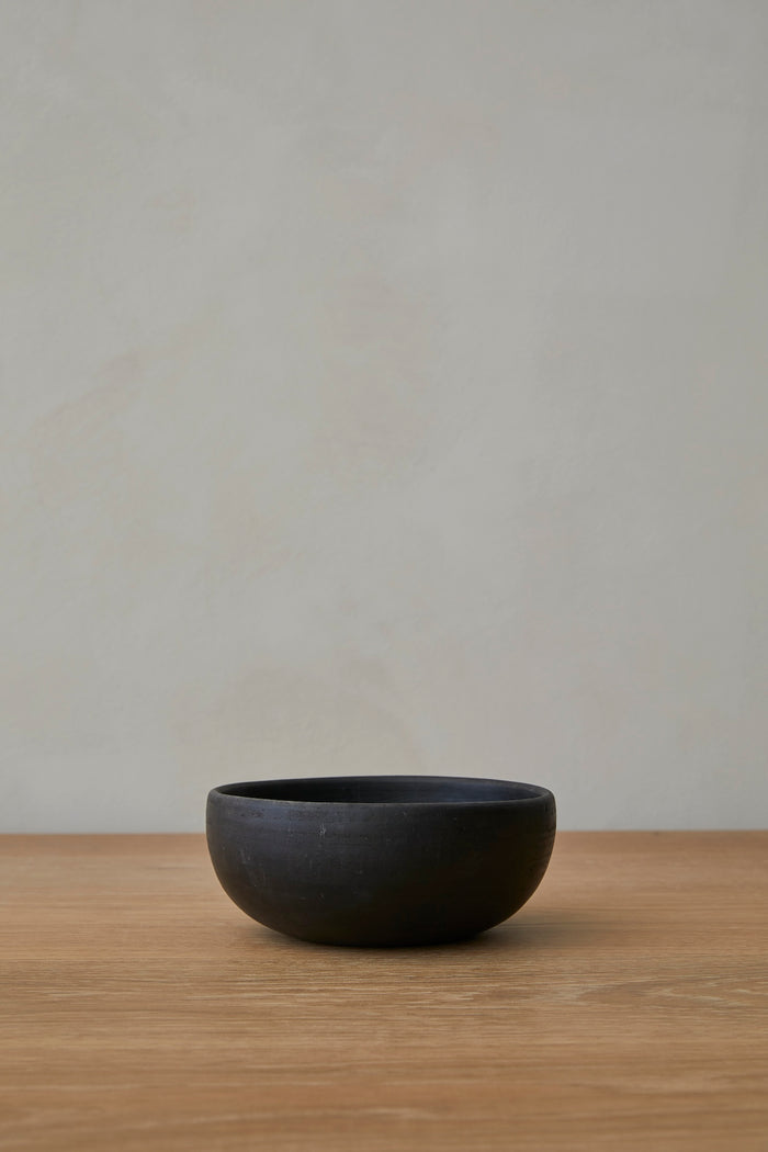 Oaxacan Handmade Ceramic Bowl - Black