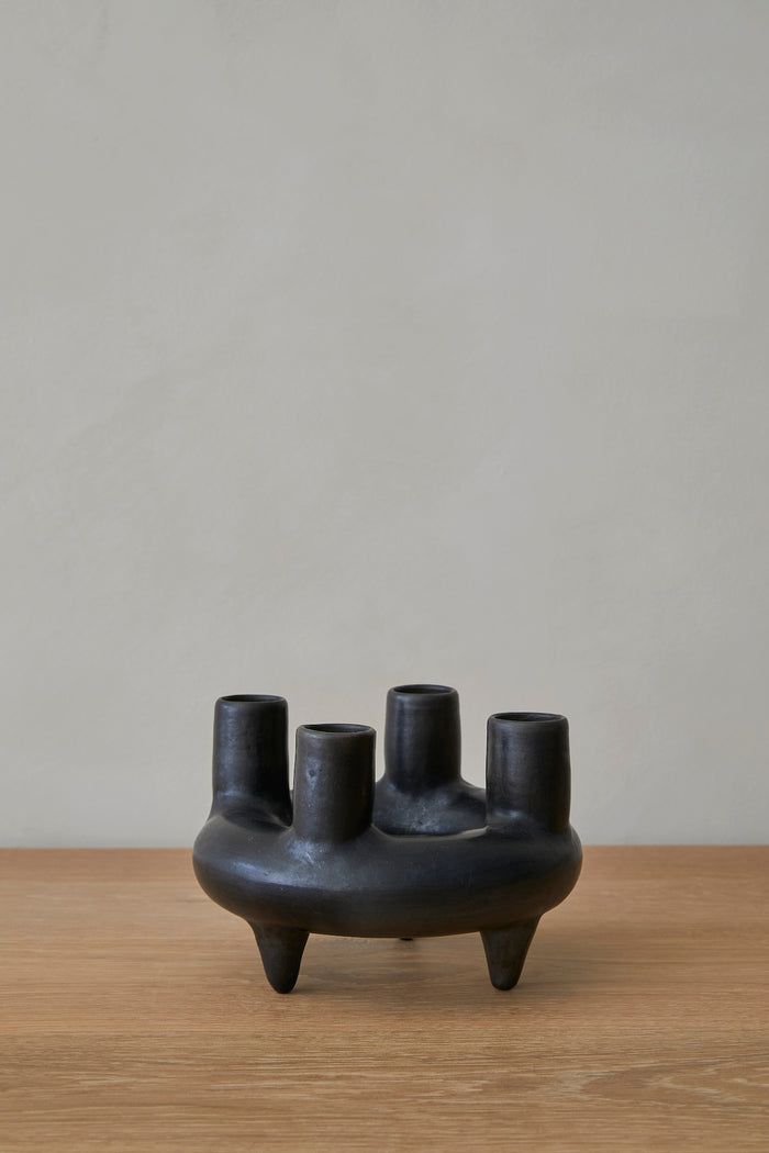 Zapotec Ceramic Candle Holder