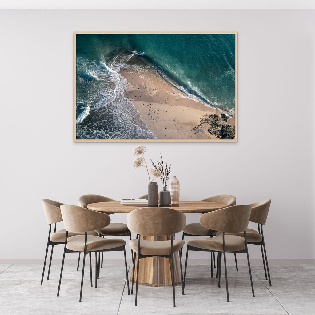 Pristine sand bank on a Costa Rica beach capturing natural beauty and tranquility