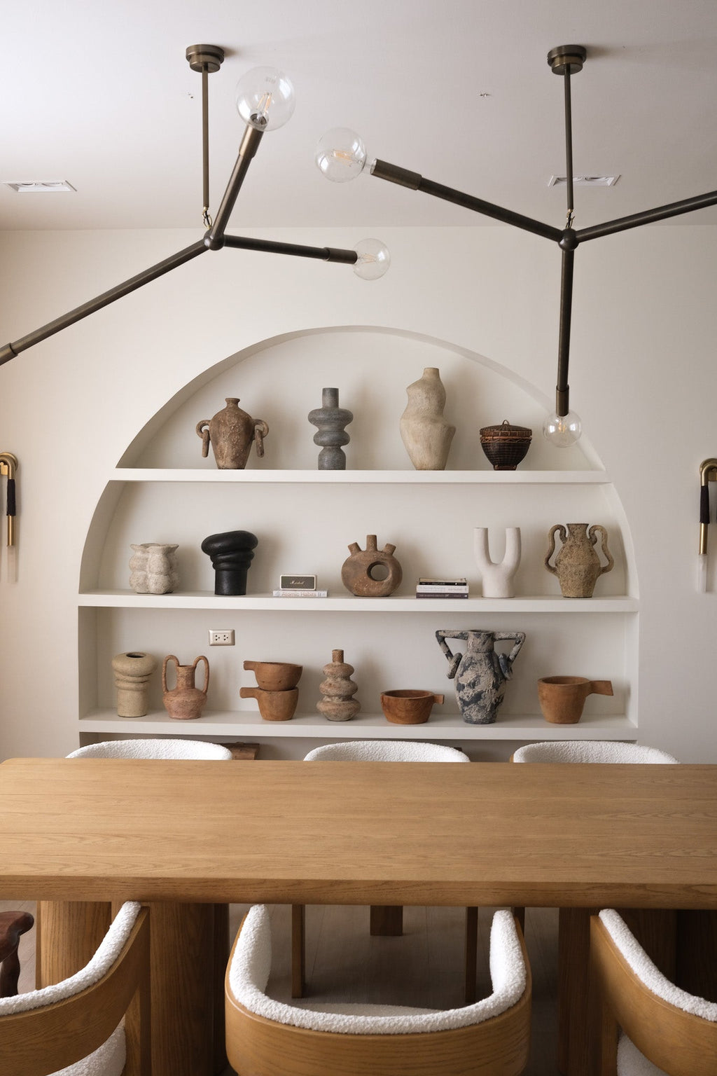 Handcrafted Indah Vessel terracotta pottery with vintage finish and organic earth tones from Indonesia