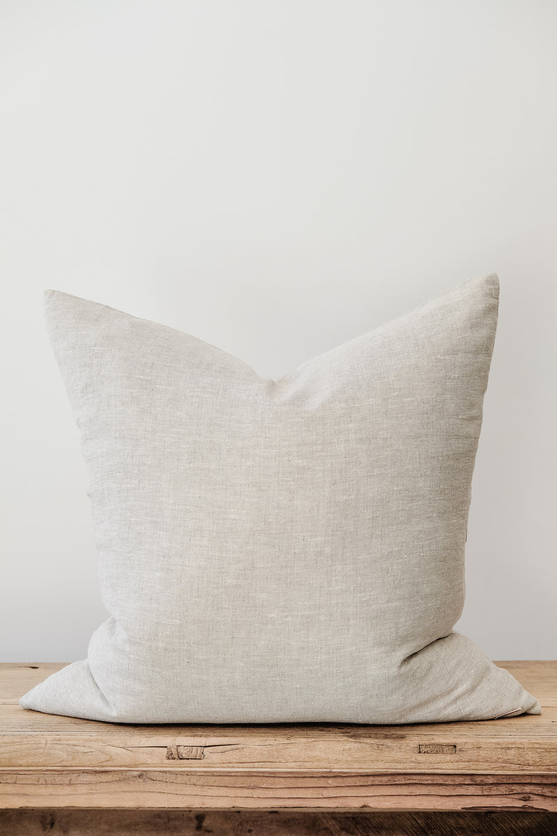 Natural Linen Pillow, Decorative Pillows