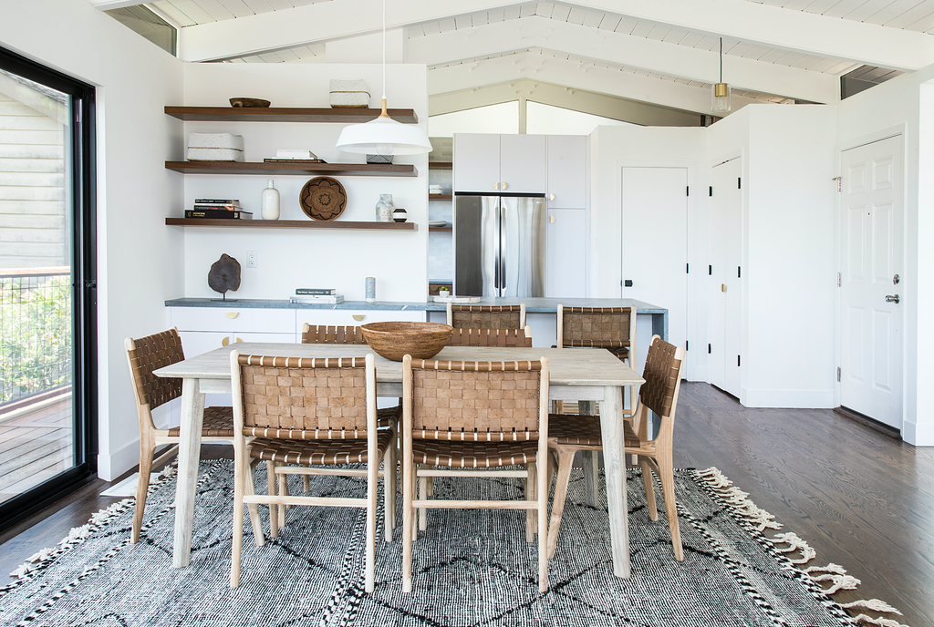 Leather chairs for kitchen discount table